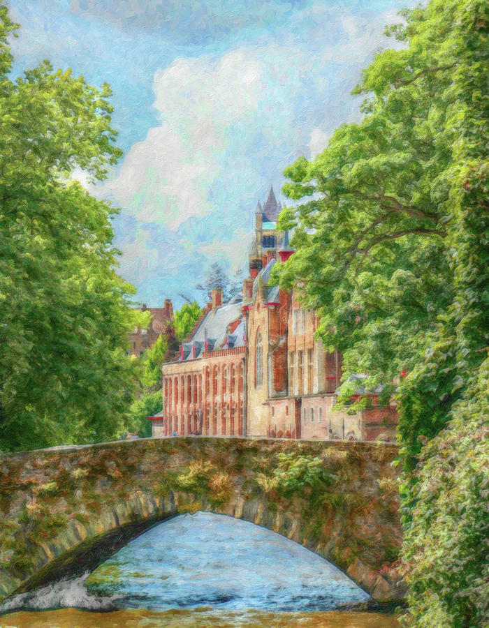 Bruges Belgium - DWP2586887 Painting by Dean Wittle