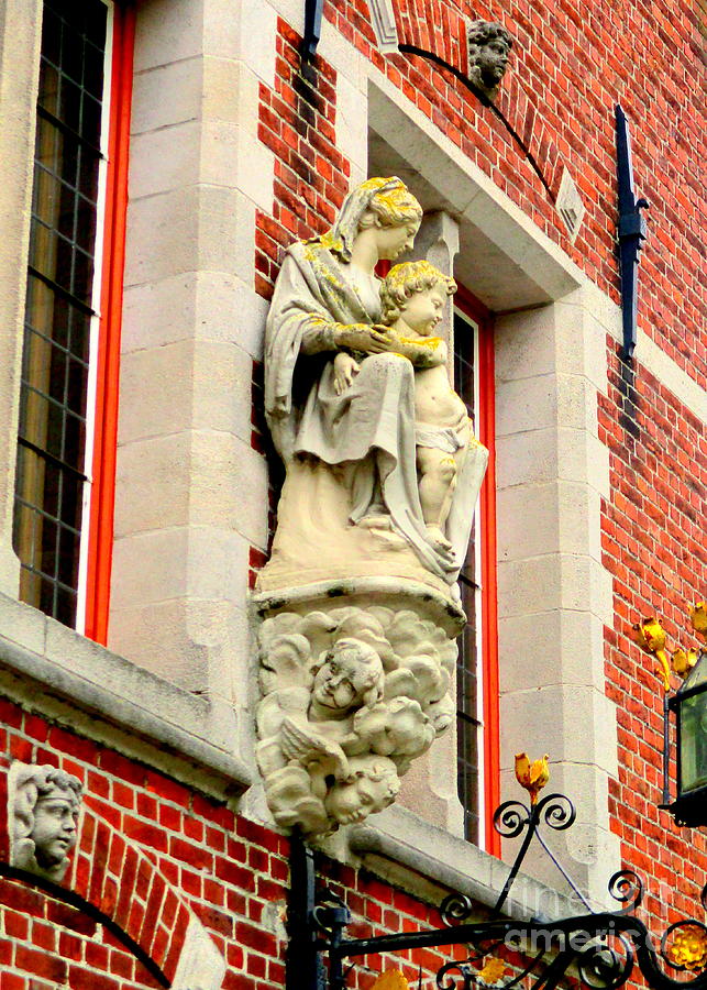 Bruges Detail 1 Photograph by Randall Weidner