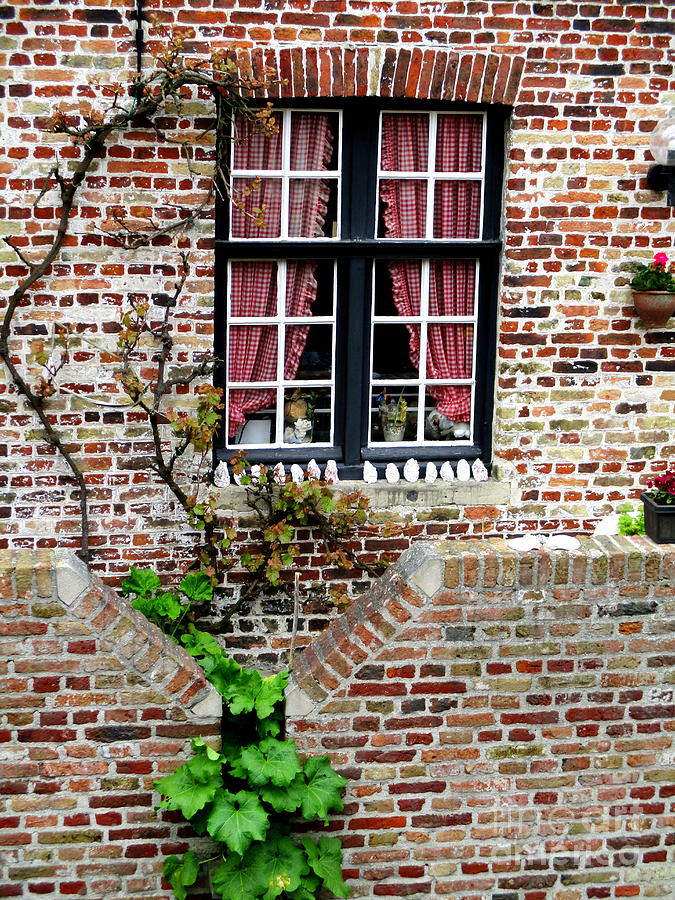 Bruges Window 1 Photograph by Randall Weidner