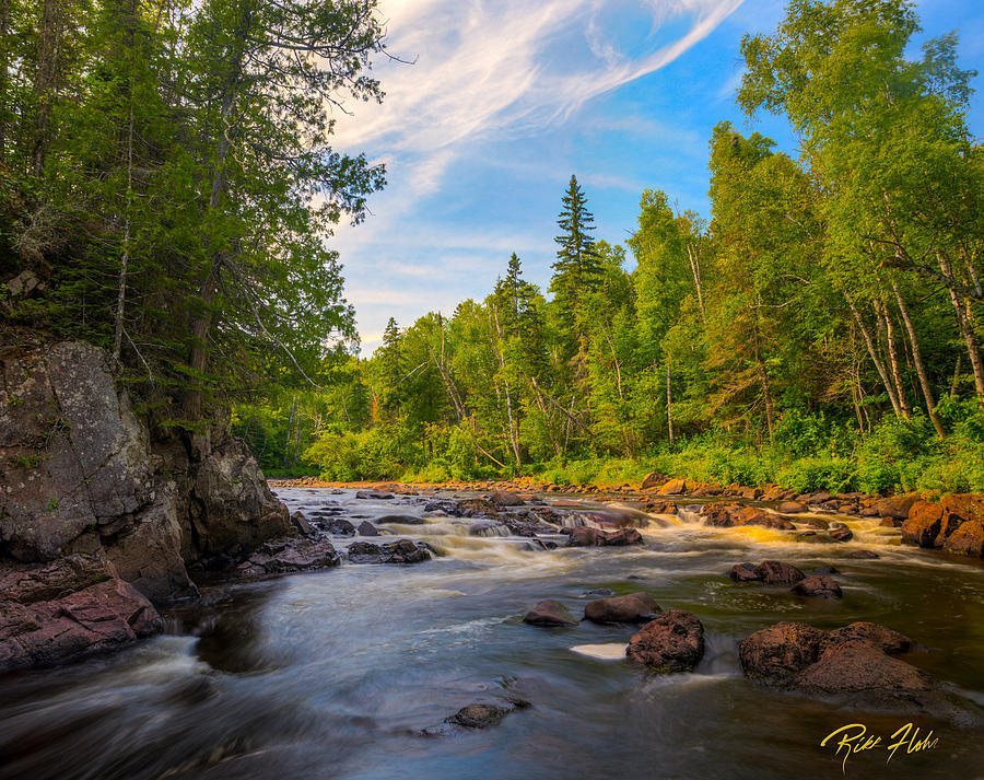 Brule River Photograph by Rikk Flohr