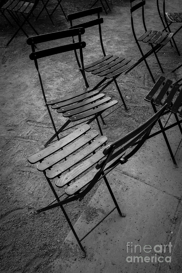 Bryant Park Chairs NYC Photograph by Edward Fielding