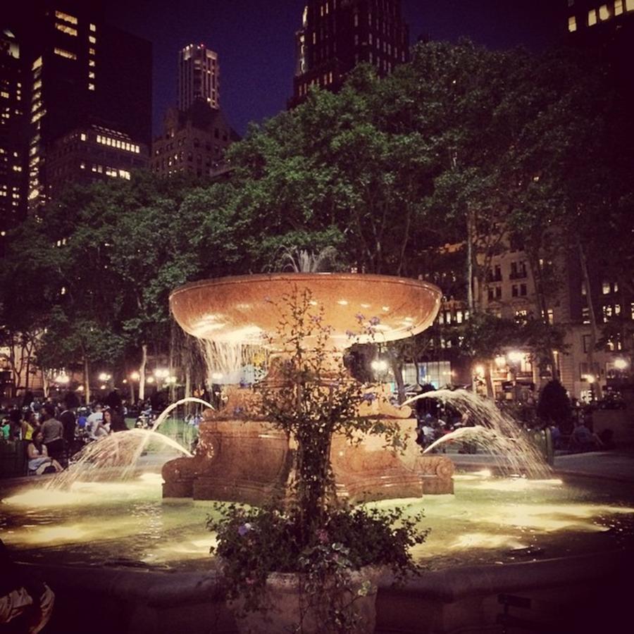 New York City Photograph - Bryant Park in New York City by Presha Kardile