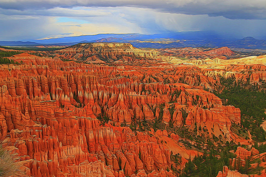Bryce Canyon 14 - Inspiration Point Photograph by Allen Beatty