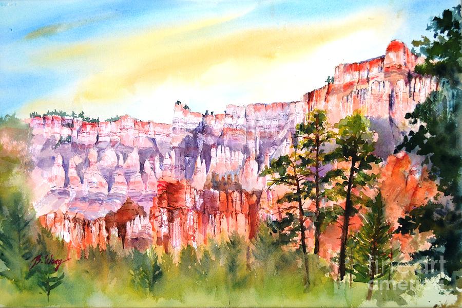 Bryce Canyon #3 Painting by Betty M M Wong