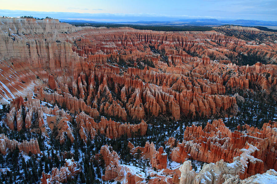 Bryce Canyon Amphitheater at dusk Photograph by Pierre Leclerc ...