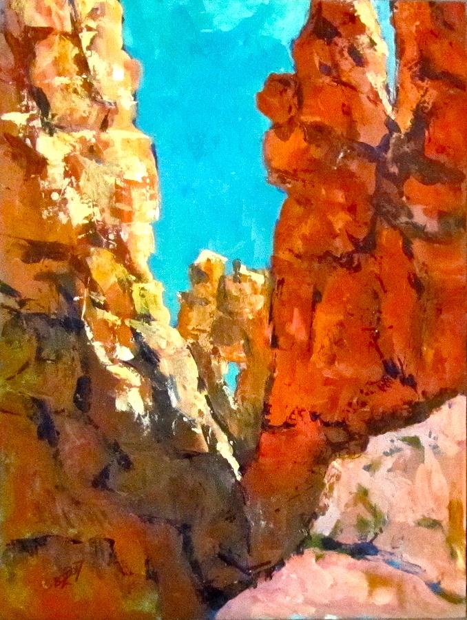 Bryce Canyon Painting by Barbara OToole