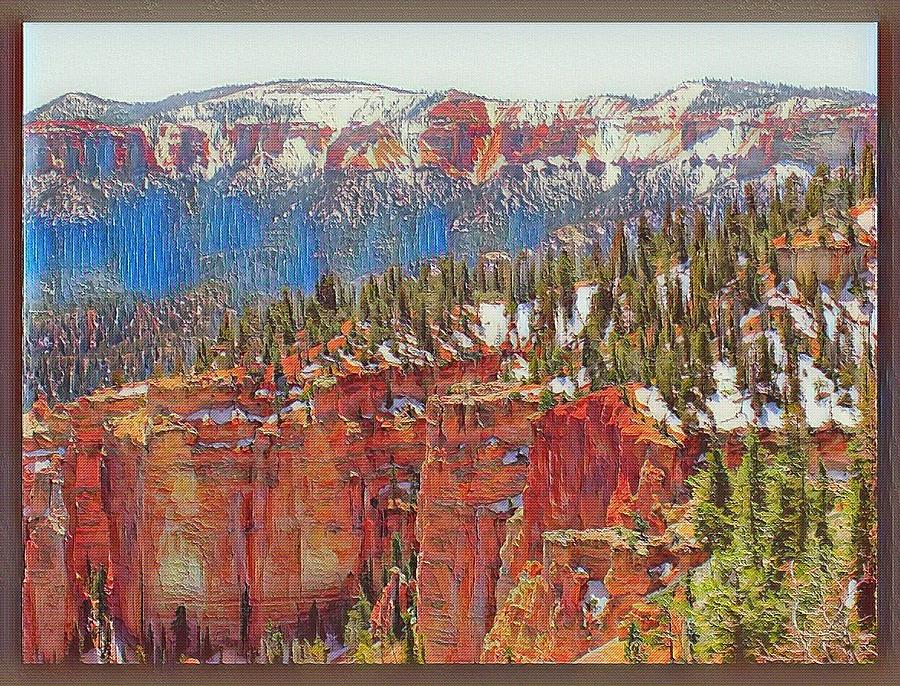 Bryce Canyon Digital Art by Cletis Stump