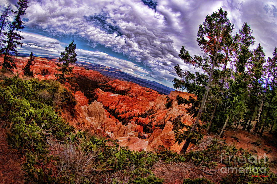 Bryce Canyon National Park Awesome Clouds Photograph by Blake Richards
