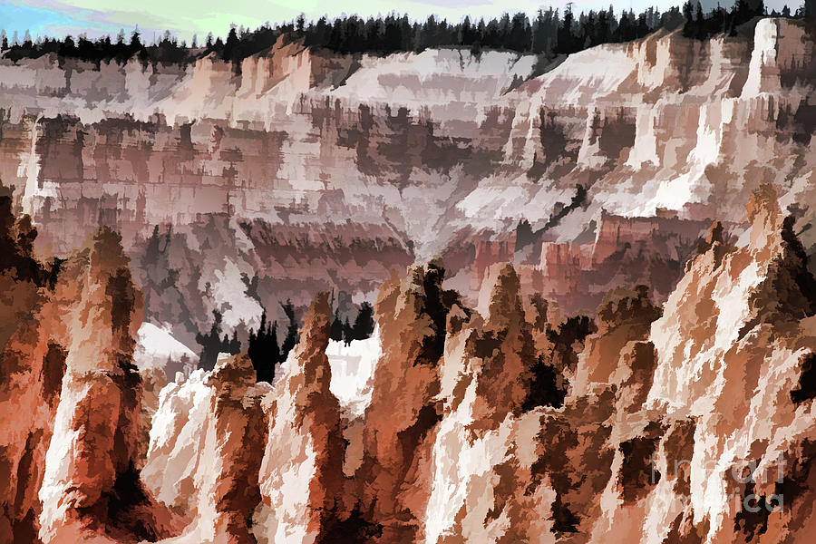 Bryce Canyon Paint III Photograph by Chuck Kuhn