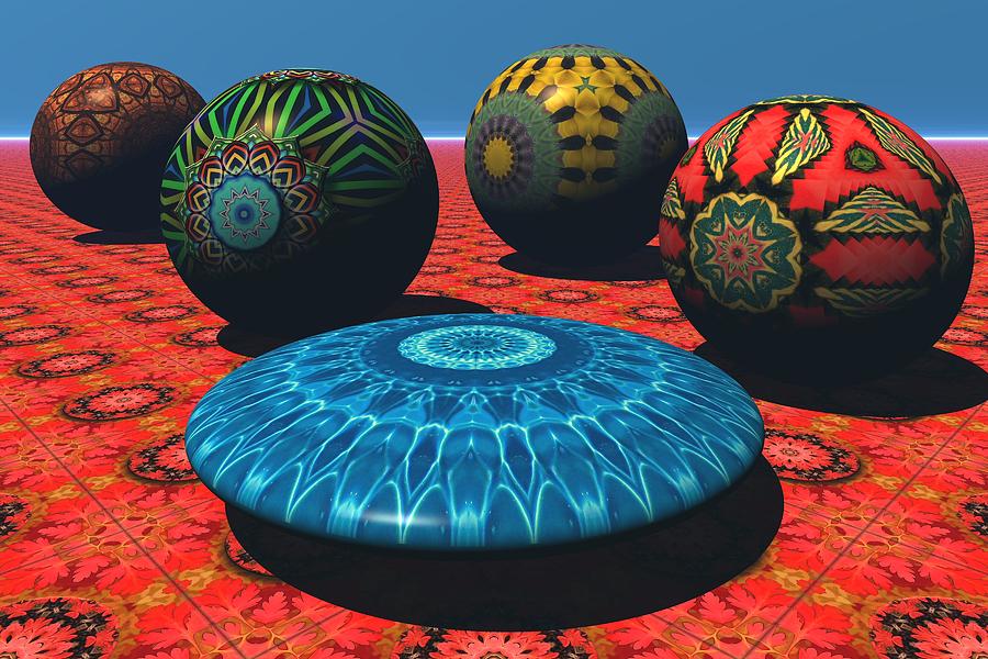 Bryce Kaleidoscope Sampler Digital Art by Lyle Hatch