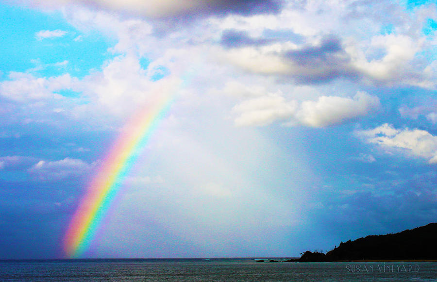 Bryon Bay Rainbow Photograph by Susan Vineyard