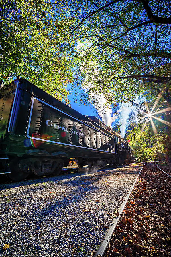 Bryson city, NC October 23, 2016 - Great Smoky Mountains Train r Photograph by Alex Grichenko