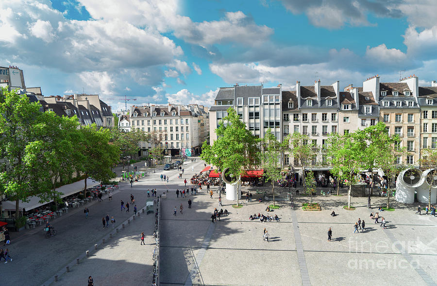 Georges Pompidou Square Photograph