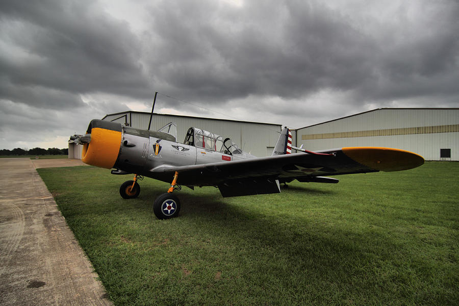 Airplane Photograph - BT-13A Valiant by Linda Unger