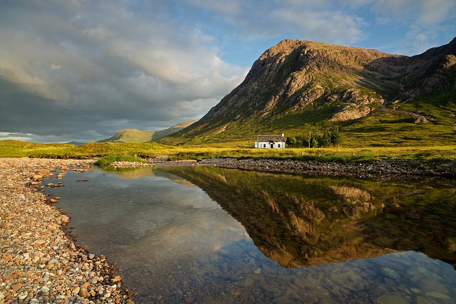 Buachaille Etive Mor Cottage Photograph by Stephen Taylor