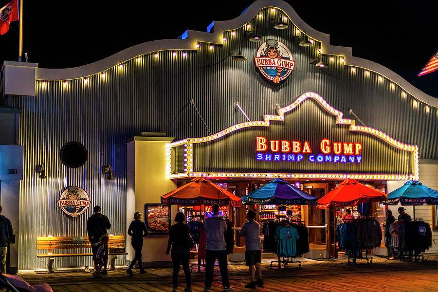 Bubba Gump Shrimp Company Photograph by Gene Parks