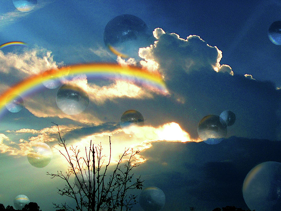 Bubble Clouds Photograph by Jan Marvin