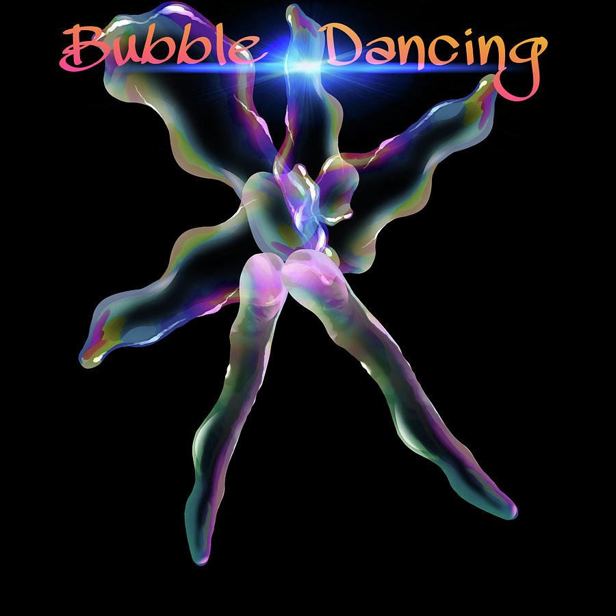 Bubble Dancing Digital Art by Gayle Price Thomas