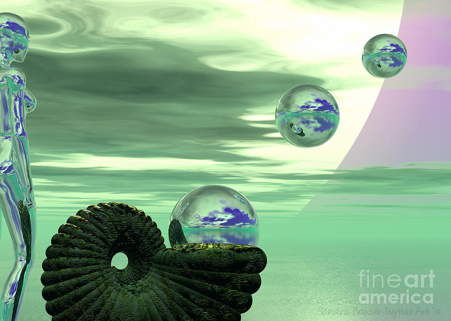 Bubble Machine Digital Art by Sandra Bauser