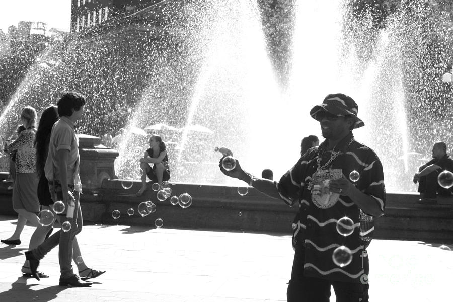 Bubble Man Photograph by Rachel Chatham Fine Art America