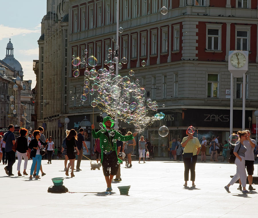 Bubble Man Photograph by Sally Weigand