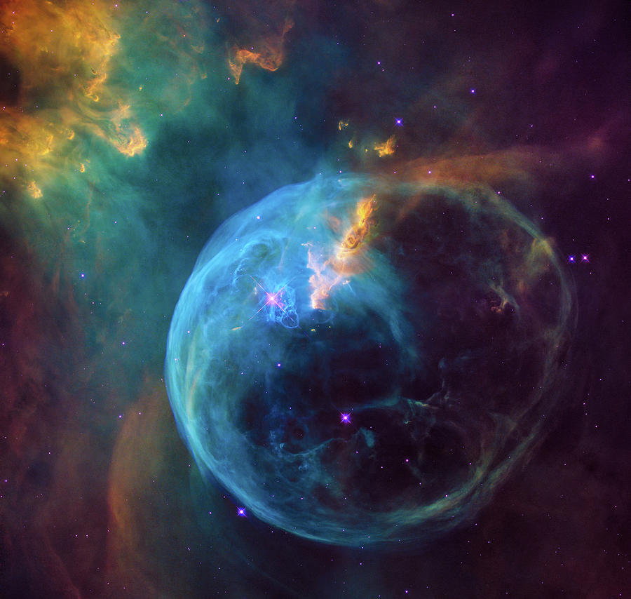 Bubble Nebula Photograph by Marco Oliveira