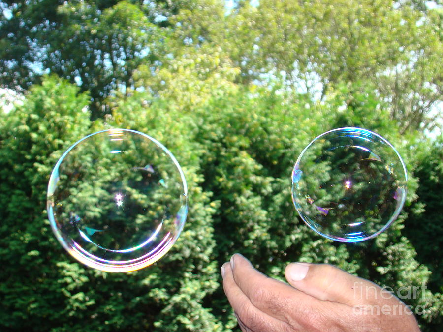 Bubble Play Photograph by Margaret Hamilton