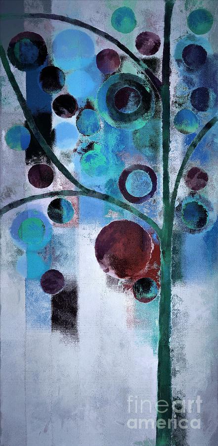 Bubble Tree - 055058167-86a7b2 Painting by Variance Collections