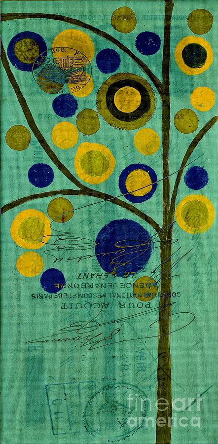 Bubble Tree - 4211t Painting by Variance Collections