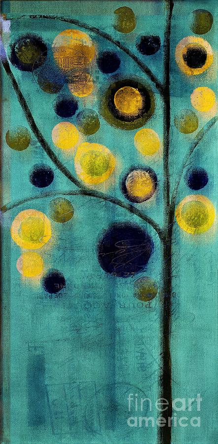 Bubble Tree - 42l1-cb4 Painting by Variance Collections
