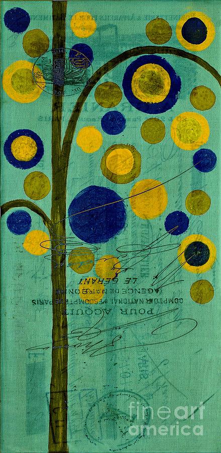 Bubble Tree - 42r1r Painting by Variance Collections