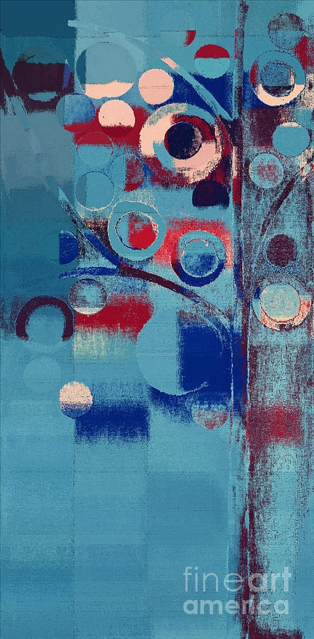 Bubble Tree - 85e-j4 Painting by Variance Collections