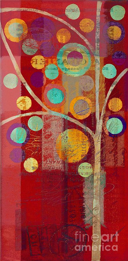 Abstract Painting - Bubble Tree - 85lc13-j678888 by Variance Collections