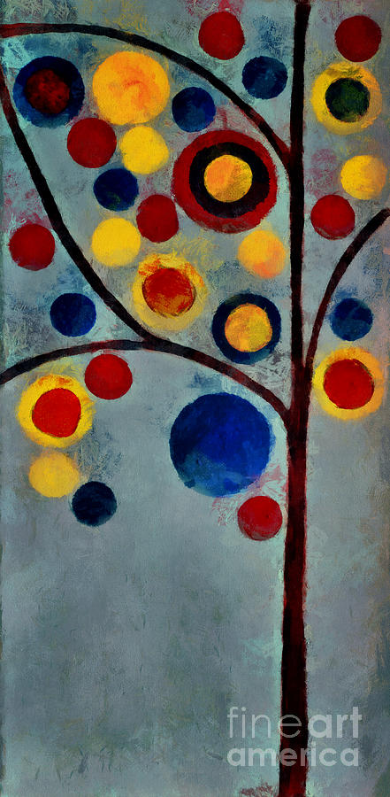 Abstract Painting - Bubble Tree - dps02c02f - Left by Variance Collections