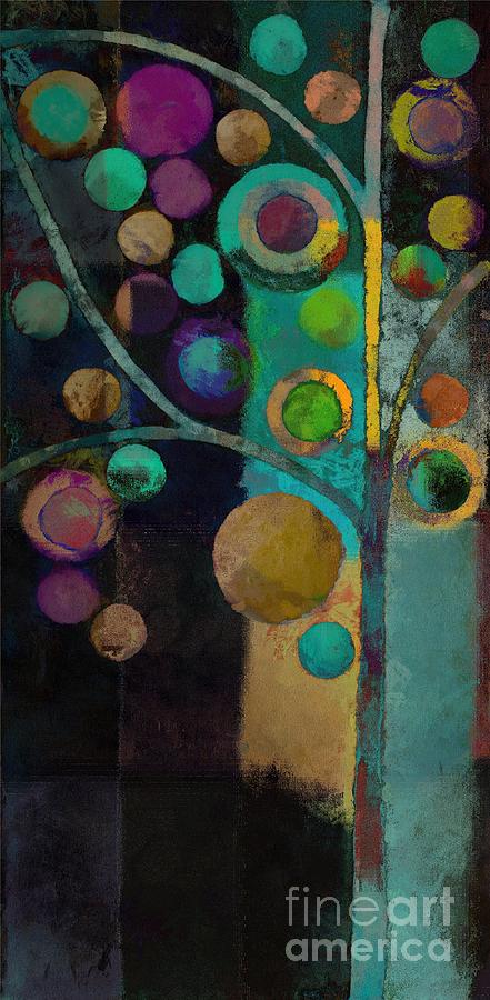 Bubble Tree - j122129155lv11 Painting by Variance Collections