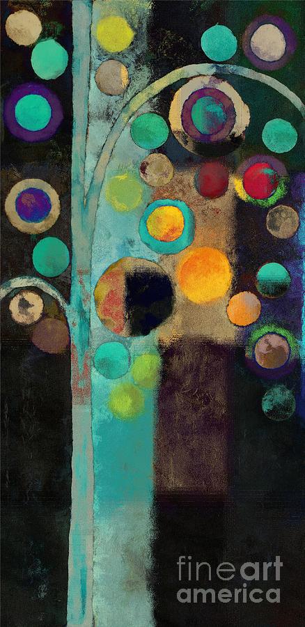 Bubble Tree - j122129155rv11 Painting by Variance Collections