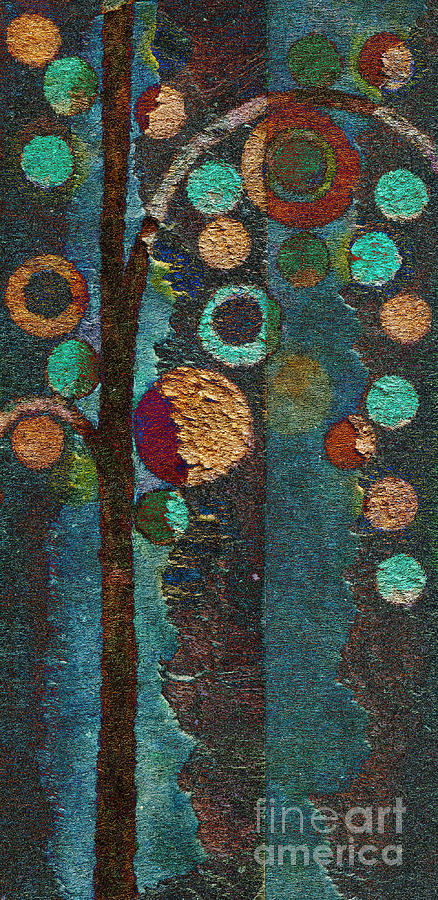 Bubble Tree - spc02bt05 - Right Painting by Variance Collections