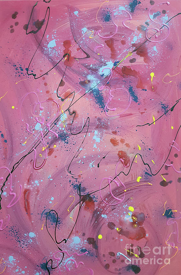 Bubblegum Painting by Cheryle Gannaway