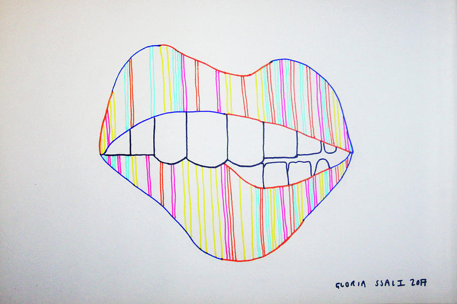 Bubblegum Drawing by Gloria Ssali
