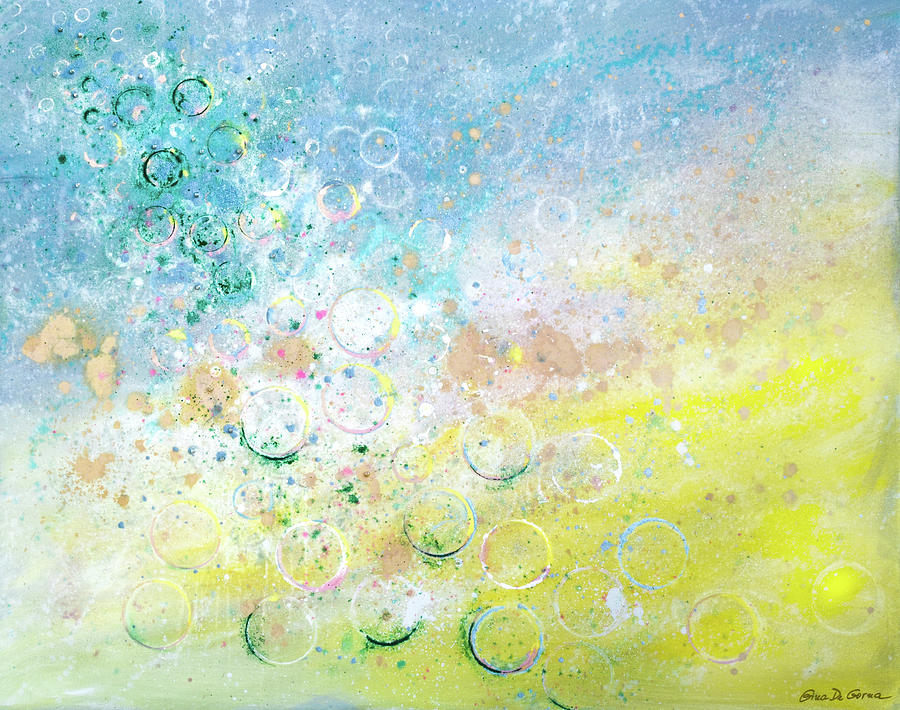 Bubbles 1 Painting by Gina De Gorna