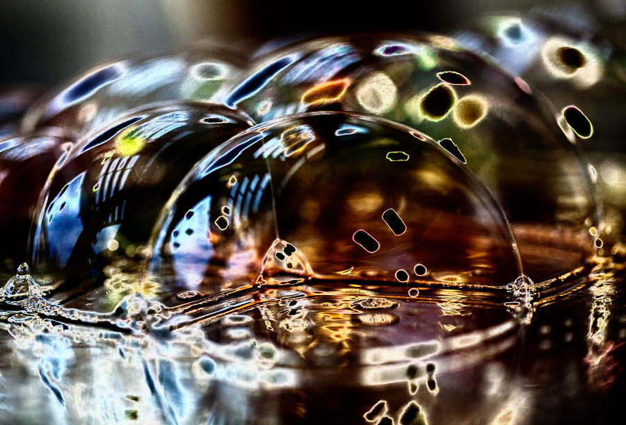 Bubbles Abstract Photograph by David Patterson