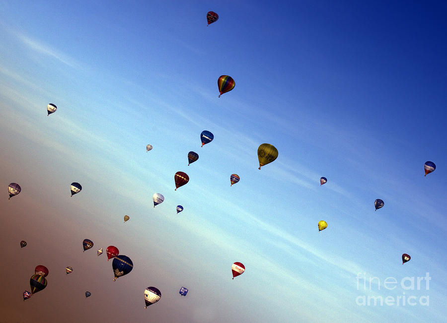 Balloon Fiesta Photograph - Bubbles by Ang El