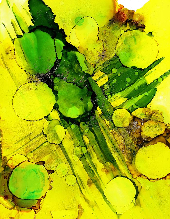Bubbles at a Crossroad Painting by Louise Adams