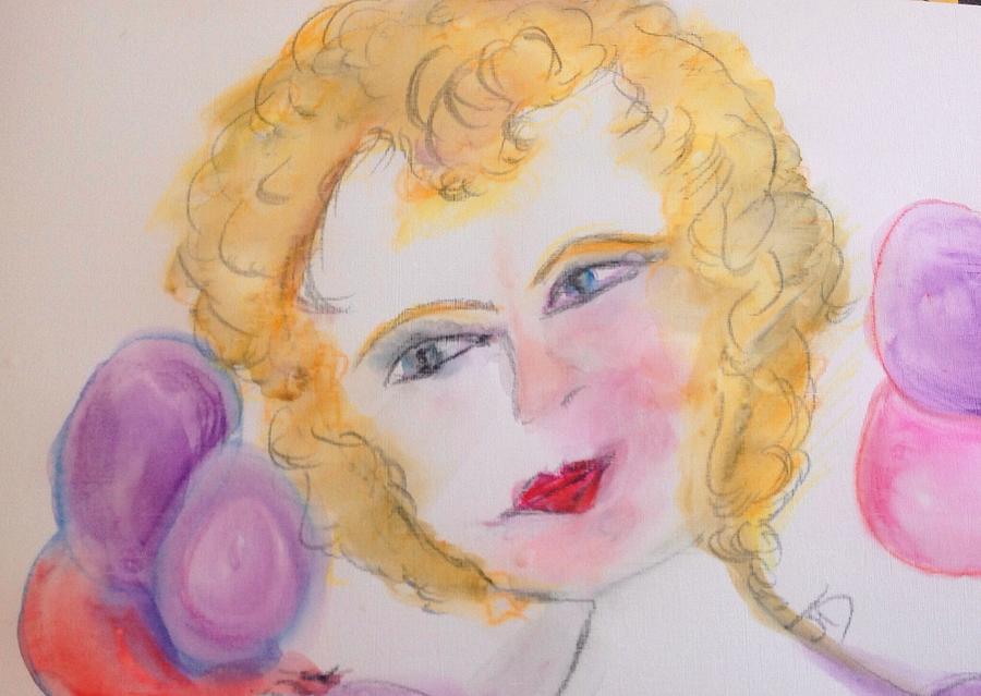 Bubbles at her party Painting by Judith Desrosiers