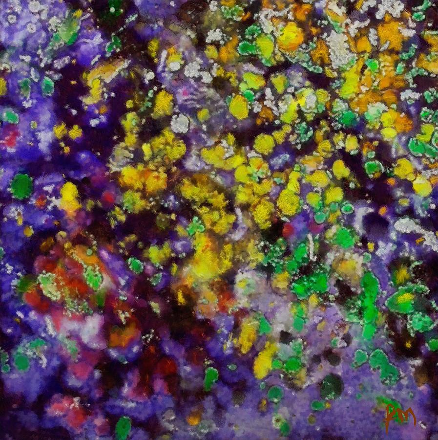 Abstract Painting - Bubbles by Dragica  Micki Fortuna