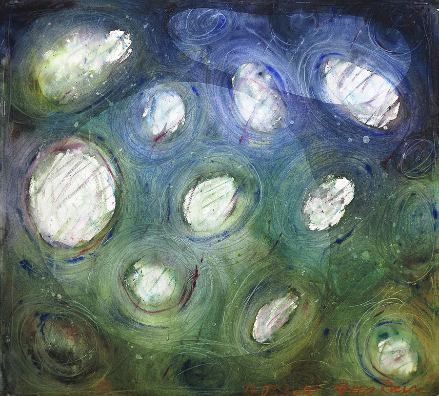  Bubbles II Painting by Petra Rau