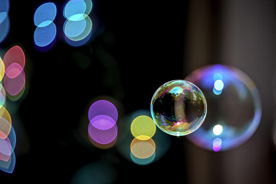 Bubbles in the Air Photograph by John Haldane