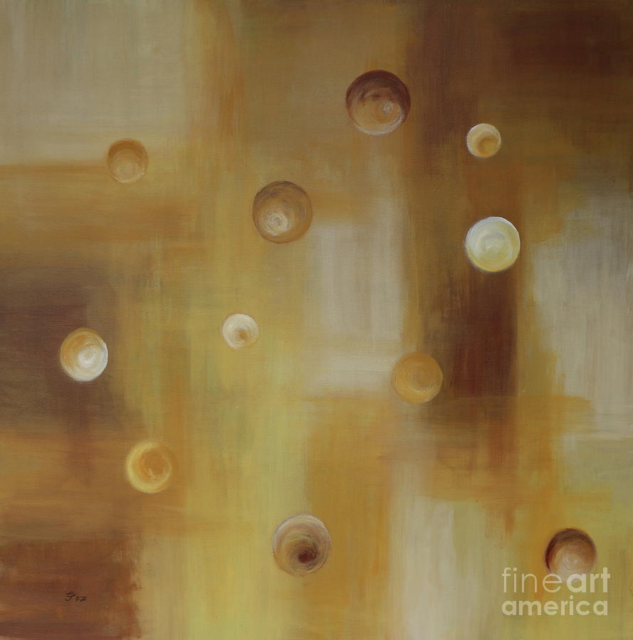 Abstract Painting - Bubbles IV by Christiane Schulze Art And Photography
