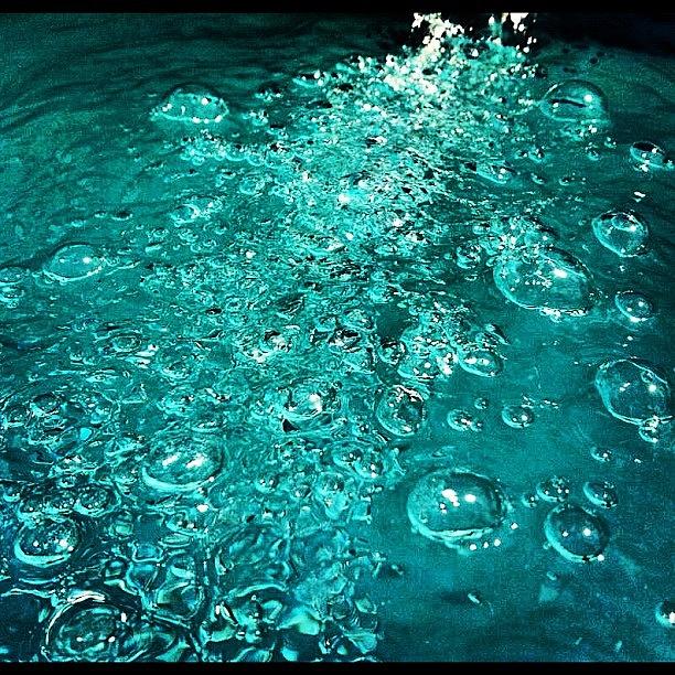 Fountain Photograph - Bubbles by Lea Ward