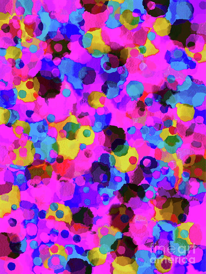 Abstract Painting - Bubbles by Lisa Raymond